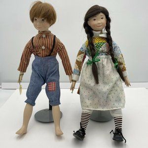 Kalico Kids Sarah Jane & Toby Dolls #101 #105 By Suzanne Gibson